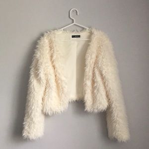 Faux fur coat